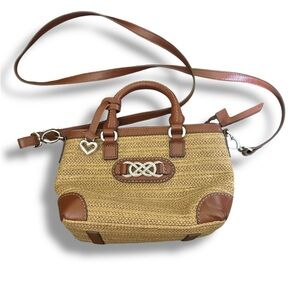 Brighton Tan and Brown Crossbody Bag